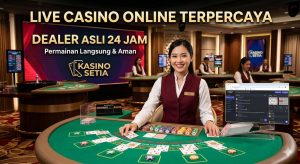 Read more about the article Rekomendasi Live Casino Online Terpercaya dengan Dealer Asli 24 Jam